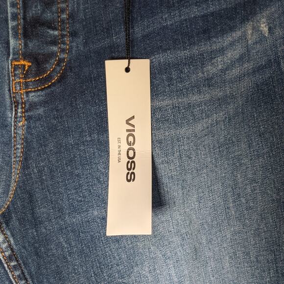 NWT Vigoss Frankie Slim Straight Leg Jeans Dark Wash Women's Size 31 - Picture 8 of 14